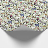 Pinguïns in Disguise Cadeaupapier (Hoek)