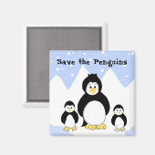 Pinguïns in gevaar magneet (Voorkant / Achterkant)
