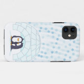 Pinguïns in Igloo tijdens het zagen Case-Mate iPhone Case (Achterkant (horizontaal))