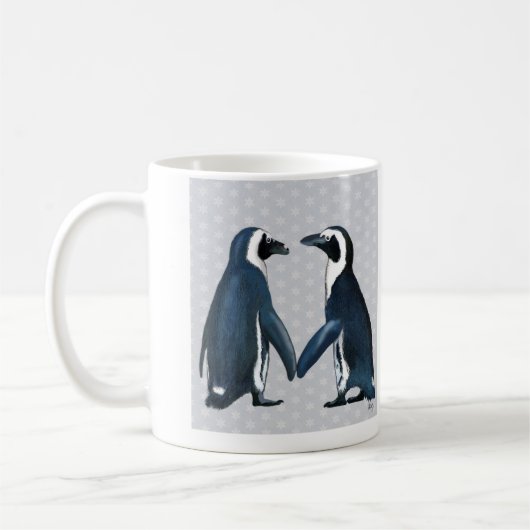 Pinguïns in liefde koffiemok (Links)