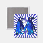 Pinguïns in liefde - magneet (Voorkant / Achterkant)