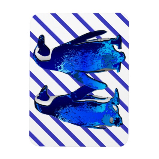 Pinguïns in liefde - magneet (Verticaal)