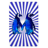 Pinguïns in liefde - magneet (Verticaal)