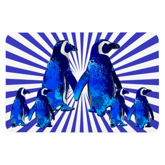 Pinguïns in liefde - magneet (Horizontaal)