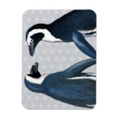 Pinguïns in liefde magneet (Verticaal)