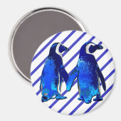 Pinguïns in liefde - magneet (Voorkant / Achterkant)