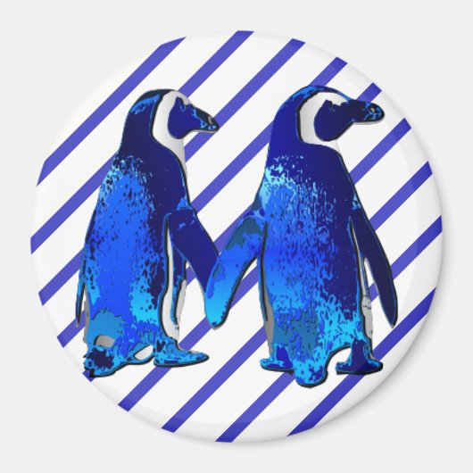 Pinguïns in liefde - magneet (Voorkant)
