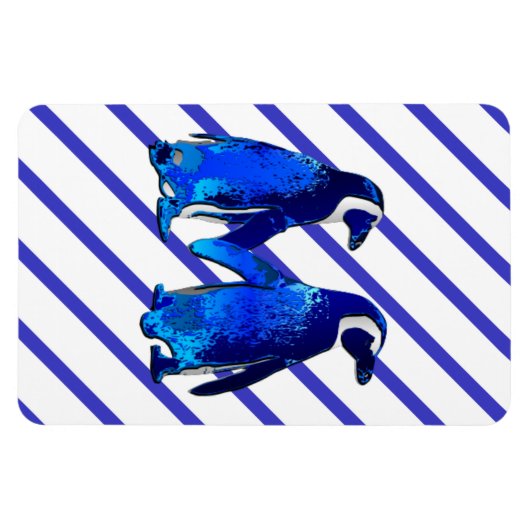Pinguïns in liefde - magneet (Horizontaal)