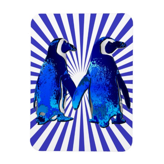 Pinguïns in liefde - magneet (Verticaal)