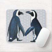 Pinguïns in liefde muismat (Met muis)