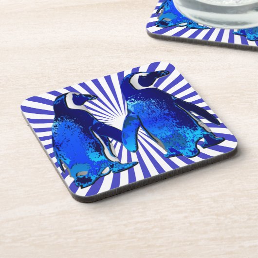 Pinguïns in liefde - onderzetter (Linkerzijde)