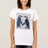 Pinguïns in liefde t-shirt (Voorkant)