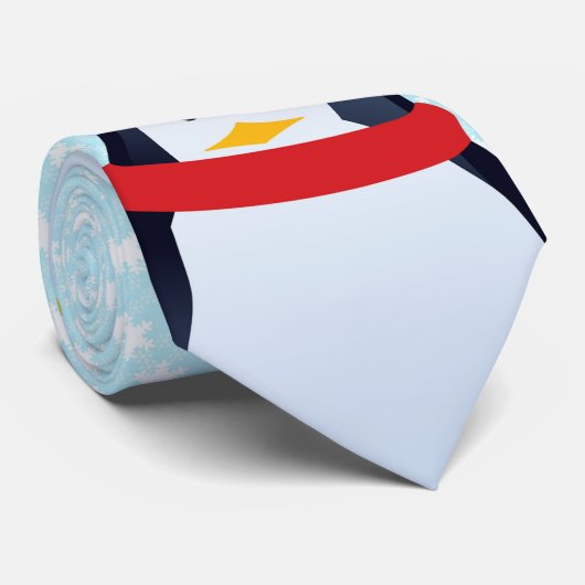 Pinguïns in Santa Hats Stropdas (Opgerold)