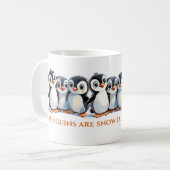 Pinguïns, je bent zo Schattige, ik hou van je cade Koffiemok (Voorkant links)