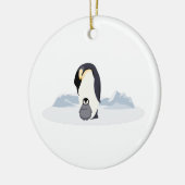 pinguïns keramisch ornament (Links)