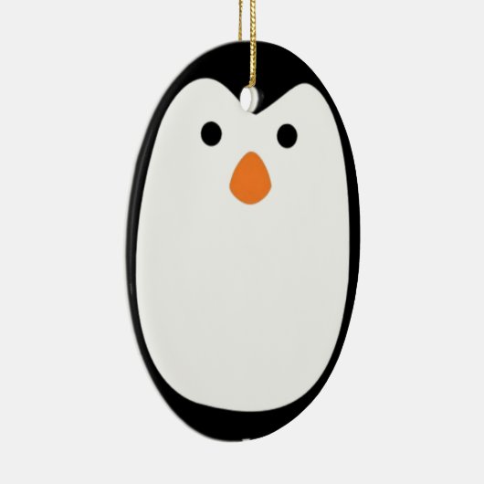 Pinguïns Keramisch Ornament (Rechts)
