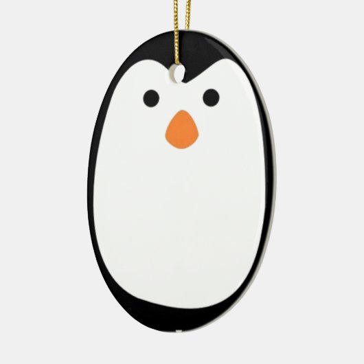 Pinguïns Keramisch Ornament (Links)