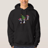 Pinguïns Kerstboom Hoodie (Voorkant)