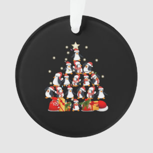 pinguïns kerstboom ornament