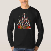 pinguïns kerstboom t-shirt (Voorkant)