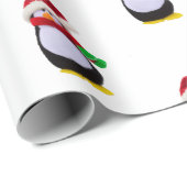 Pinguïns kerstpapier cadeaupapier (Rol Hoek)