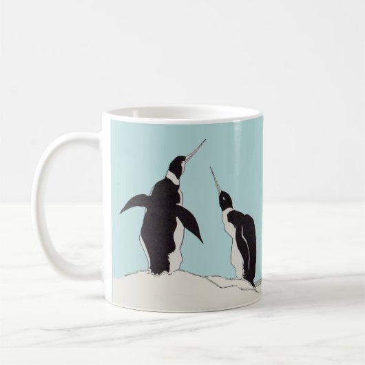 pinguïns koffiemok (Links)