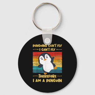 Pinguïns Kunnen Niet Vliegen Ik Kan Niet Vliegen D Sleutelhanger