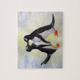 Pinguïns Kussen Tekenpuzzel Legpuzzel