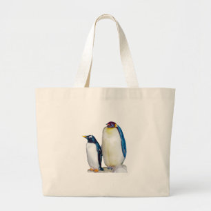 Pinguins Large Canvas Tas