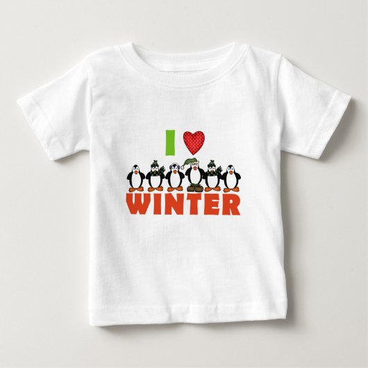 Pinguïns Love Winter Tshirts en Gifts (Voorkant)