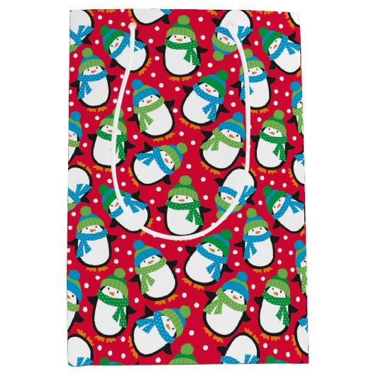 Pinguïns Medium Cadeauzakje (Voorkant)