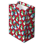 Pinguïns Medium Cadeauzakje (Achterkant Gekanteld)
