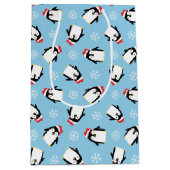 pinguïns medium cadeauzakje (Voorkant)