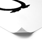 Pinguïns met handpalen voor een paar aangepaste In Poster (Hoek)