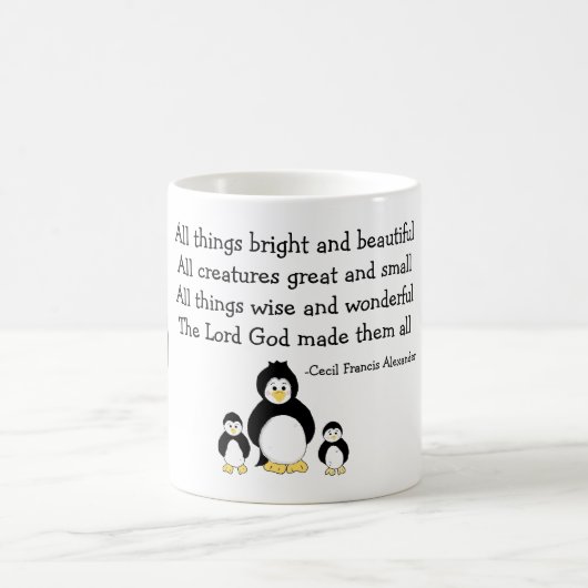 Pinguïns met Inspirerende Spreuk Koffiemok (Center)