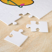 Pinguïns met kerstwinterpinguïns legpuzzel (Zijkant)