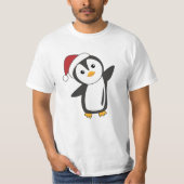 Pinguïns met kerstwinterpinguïns t-shirt (Voorkant)