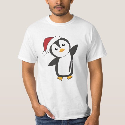 Pinguïns met kerstwinterpinguïns t-shirt (Voorkant)