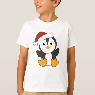 Pinguïns met kerstwinterpinguïns t-shirt
