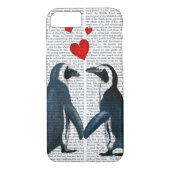 pinguïns met liefdesharten Case-Mate iPhone case (Achterkant)