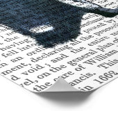 pinguïns met liefdesharten poster (Hoek)