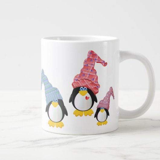 pinguïns met Petten Grote Koffiekop (Rechts)