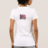 Pinguïns met trots staan samen t-shirt (Achterkant)