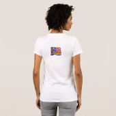 Pinguïns met trots staan samen t-shirt (Achterkant volledig)