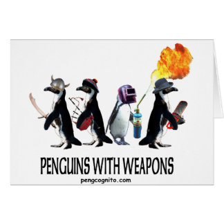 pinguïns met wapens