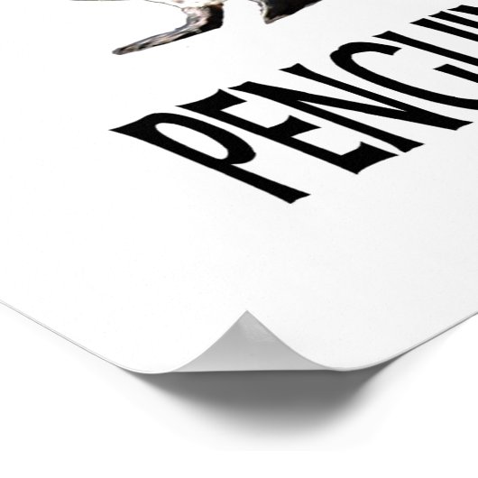 pinguïns met wapens poster (Hoek)