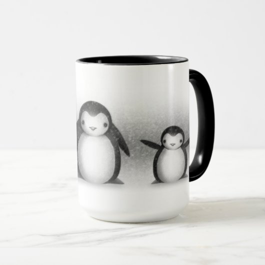 pinguïns mok (Voorkant rechts)