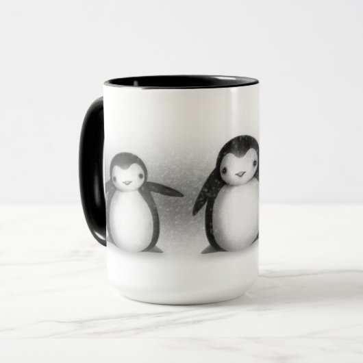 pinguïns mok (Voorkant links)