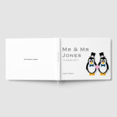 Pinguïns Mr & Mr Wedding Guest Book () Gastenboek (Volledig)