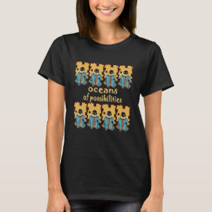 Pinguïns oceanen met mogelijkheden zomer 22 t-shirt